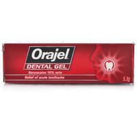 orajel regular strength dental gel