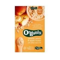 organix banana peach apple muesli 200g 1 x 200g