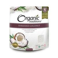 organic traditions coconut shredded 227g 1 x 227g