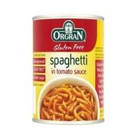 Orgran Spaghetti in Tomato Sauce Tin 220g (1 x 220g)