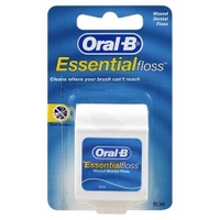 Oral-B Essentialfloss Waxed Dental Floss 50m