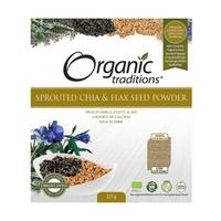 organic traditions sprouted omega chiaflax 227g 1 x 227g