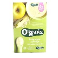 organix fruity apple porridge 4 120g x 5