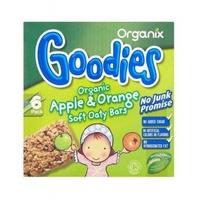organix goodies apple orang oat bars 6 x 30g 1 x 6 x 30g