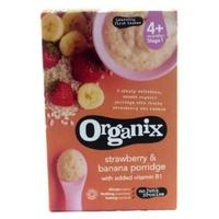 organix vegetarian organic strawberry banana porridge 120g