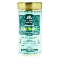 organic india loose tulsi brahmi tea 100g