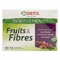Ortisan Digestive Health Fruit &amp; Fibres Chewable Cubes 24 chewable cubes
