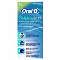 oral b super floss 50 pre cut strands