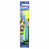Oral-B Stages Kids Manual Toothbrush - Stage 2 - Mickey Mouse Girls Colours