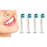 oral b compatible electric toothbrush replacement heads pack of 4