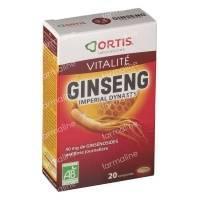 Ortis Dynasty Ginseng Imperial Bio 20 St Tablets