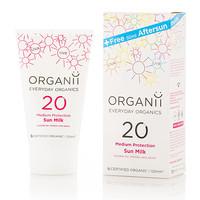organii spf20 sun milk includes free after sun