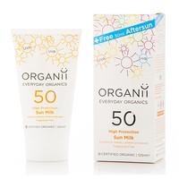 Organii SPF50 Sun Milk (includes free After Sun cream)