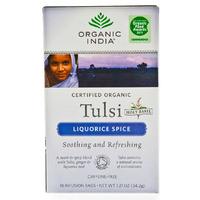 organic india tulsi liquorice tea 18 tea bags