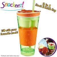 Orange Snackeez Drinks Cup