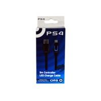 orb ps4 3m controller led charge cable