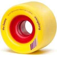 orangatang keanu 66mm longboard wheels yellow pack of 4