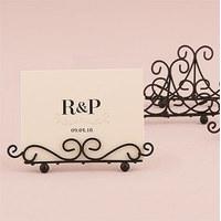 ornamental wire table number holders low