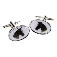 Orchid Designs Cufflinks Horse Head