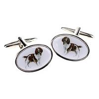 Orchid Designs Cufflinks Springer Spaniels