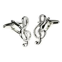 orchid designs cufflinks treble clef