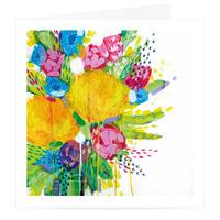 Organic Floral Card