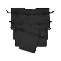 Organza Favor Bags Black x 10