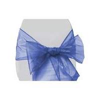 organza chair bow x 6