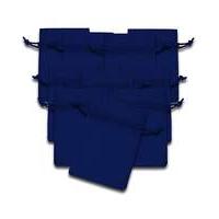 organza favor bags royal blue x 10