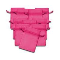 Organza Favor Bags Fuchsia x 10