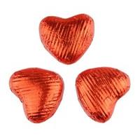Orange chocolate hearts - Bulk box of 200