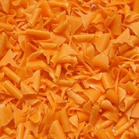 orange chocolate curls medium 250g bag