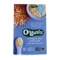 Organix 7 Month Multigrain Mini Puffs Cereal