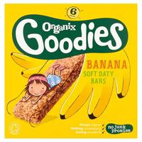 Organix 12 Month Banana Cereal Bar 6 Pack