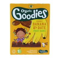 Organix 12 Month Goodies Banana & Date Bars 6 Pack