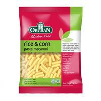 orgran rice corn macaroni pasta 250g