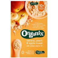 Organix Banana Peach & Apple Muesli - 200g