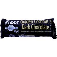 Organica Golden Coconut Dark Choc Bar 40g