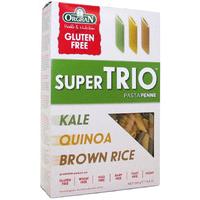 orgran super trio penne pasta kale quinoa brown rice 250g