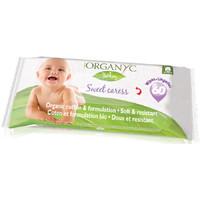 organyc sweet caress organic cotton baby wipes pack of 60