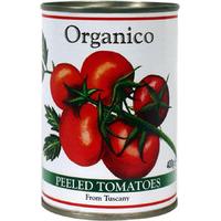 organico peeled tomatoes 400g