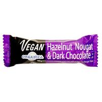 Organica Hazelnut Nougat Dark Chocolate - 40g