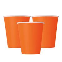 Orange Big Value Paper Party Cups