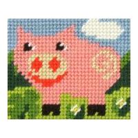 orchidea tapestry embroidery kit pig