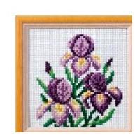 Orchidea Embroidery Cross Stitch Kit Iris