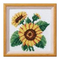 orchidea embroidery cross stitch kit sunflower