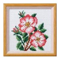 orchidea embroidery cross stitch kit dog rose