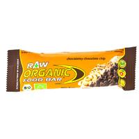 organic food bar chocolatey chocolate chip raw bar single 50g