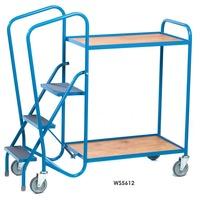 Order Picking Trolley with 2 Steel Trays