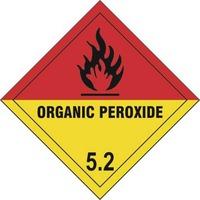 Organic Peroxide 5.2 - Self Adhesive Sticky Sign Diamond (100 x 100mm)